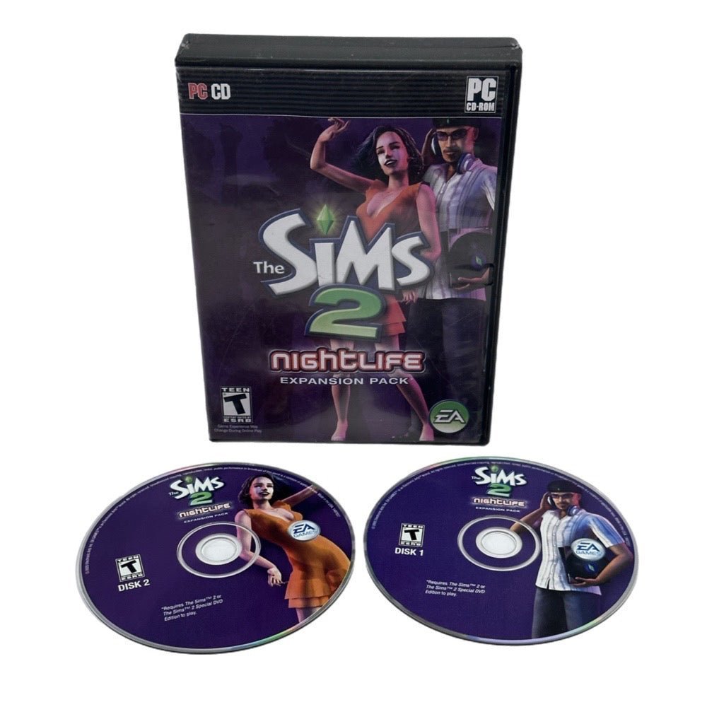 The Sims 2 Nightlife Expansion Pack PC game Rate T 2006 | Finer Things Resale