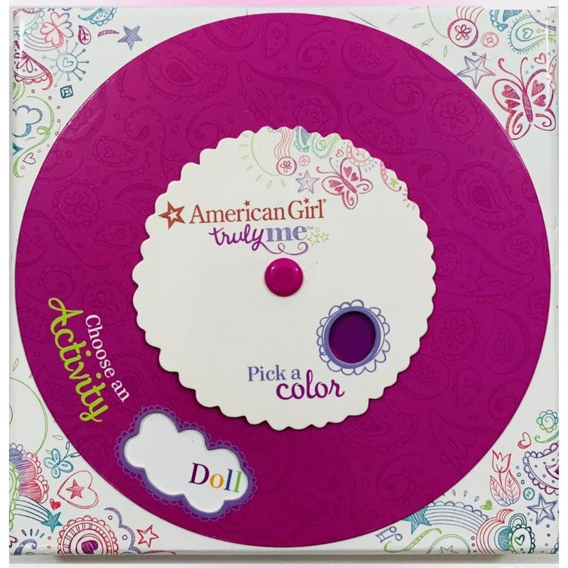 American Girl Truly Me Pick a Color Chose an Activity Spinner Card Activity Game | Finer Things Resale