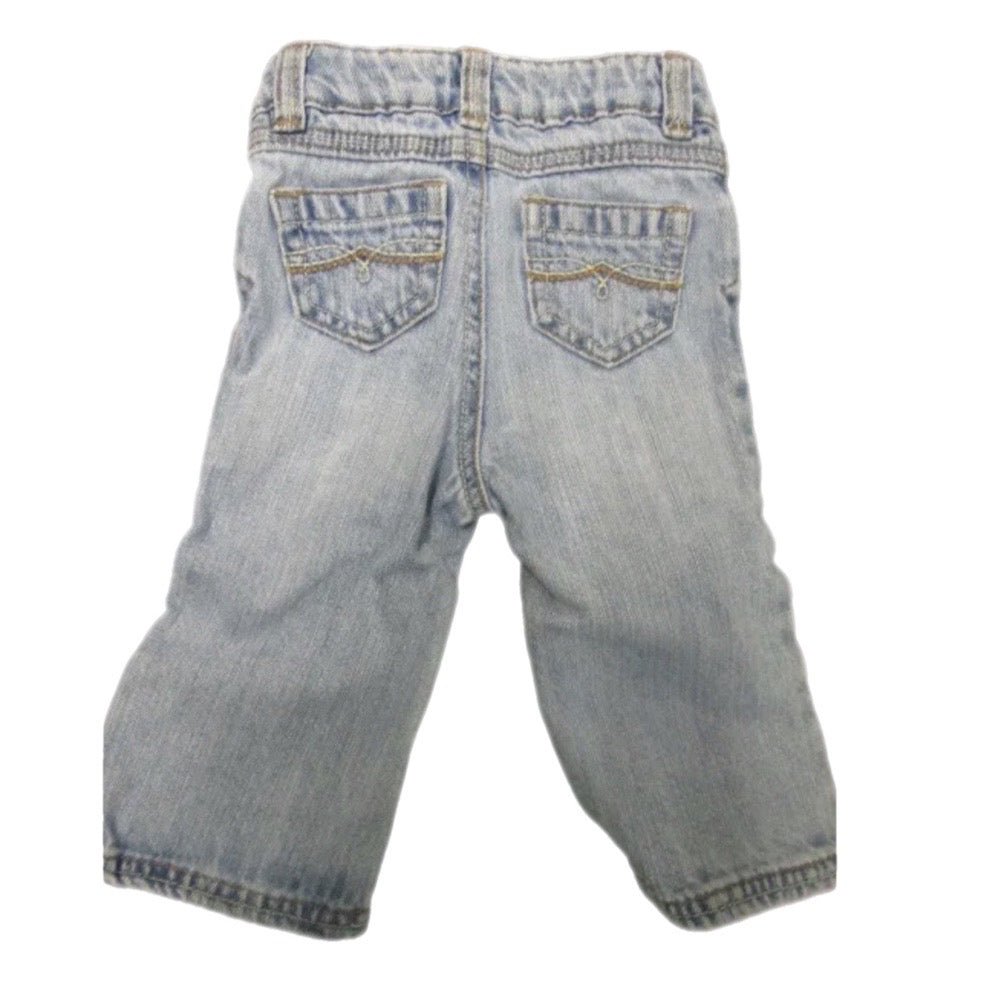 Old Navy lighter wash denim  jeans SIZE 6-12 MONTHS | Finer Things Resale