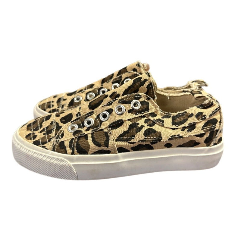 Corkys Babalu Leopard Slip On Sneaker Shoes GIRLS SIZE 13 | Finer Things Resale