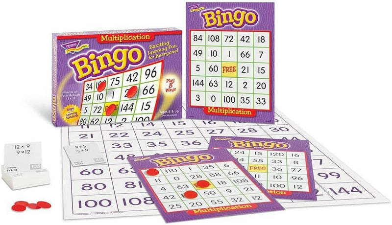 Multiplication Bingo Grades 3-8 HOMESCHOOL | Finer Things Resale
