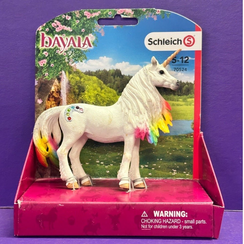 Schleich Bayala Unicorn figure Rainbow 2015 Germany RETIRED Brand new! 70524 | Finer Things Resale