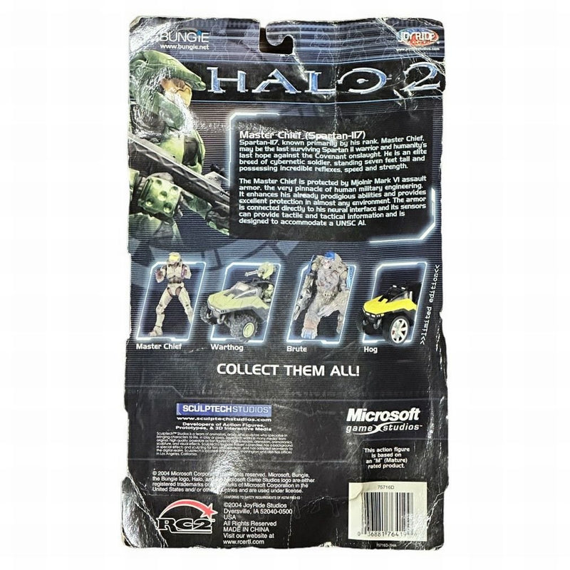 Halo 2 Blue Spartan Action Figure Dual SMG Joyride Studios Limited Edition 2004 | Finer Things Resale