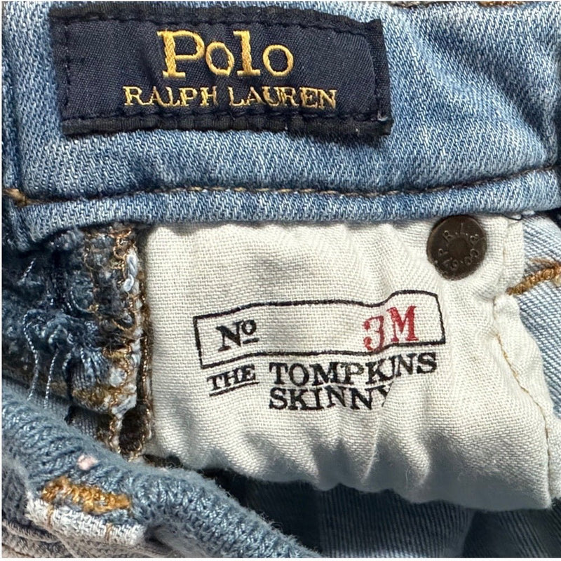 Polo Ralph Lauren The Tompkins Skinny denim jeansi SIZE 3 MONTHS | Finer Things Resale