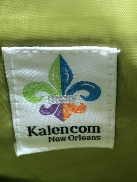 Kalencom laminated messenger diaper bag | Finer Things Resale