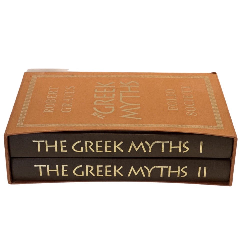 The Greek Myths 2 Volume set by Robert Graves HARDBACK with slip case 2001 | Finer Things Resale