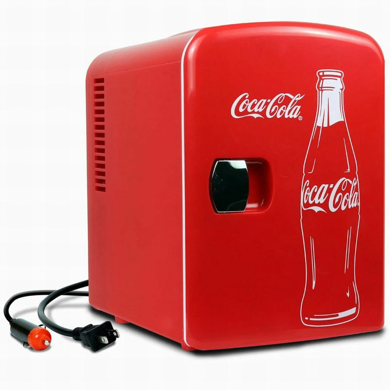 Coca-Cola 6 can Mini Fridge Refrigerator Thermoelectric Cooler Travel BRAND NEW! | Finer Things Resale