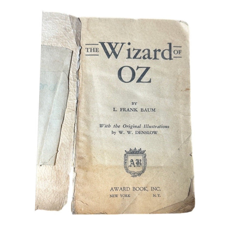 The Wizard of Oz L. Frank Baum 1960's paperback VINTAGE | Finer Things Resale