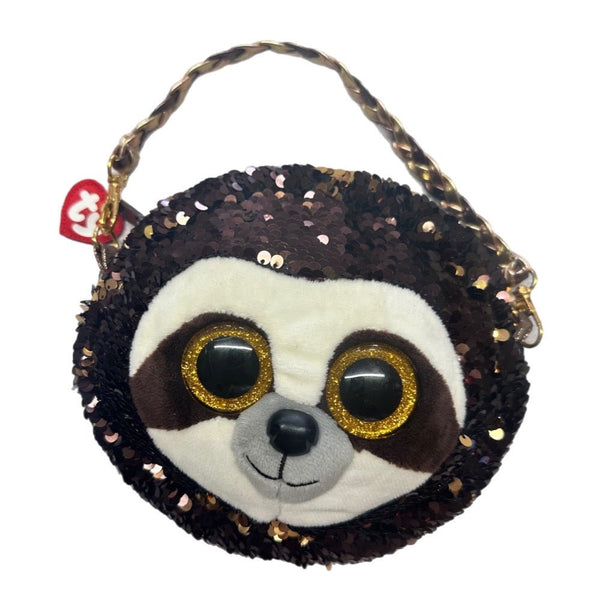 TY Beanie Dangler the Sloth fashion sequin purse | Finer Things Resale