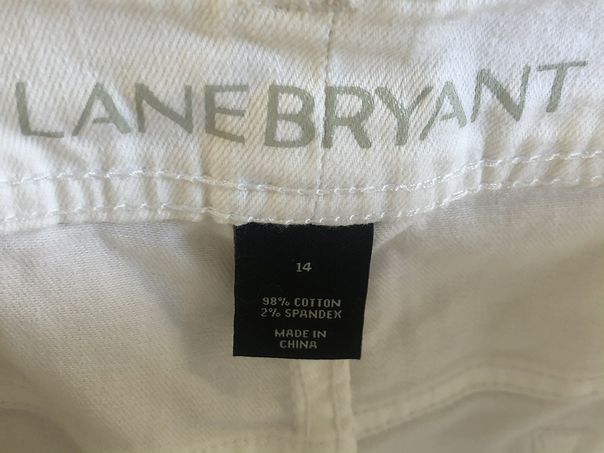 Lane Bryant distressed denim skirt SIZE 14 | Finer Things Resale
