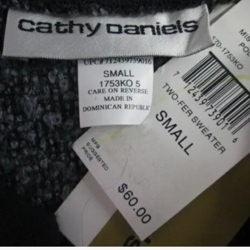 Cathy Daniels long sleeve sweater BRAND NEW! SIZE SMALL | Finer Things Resale