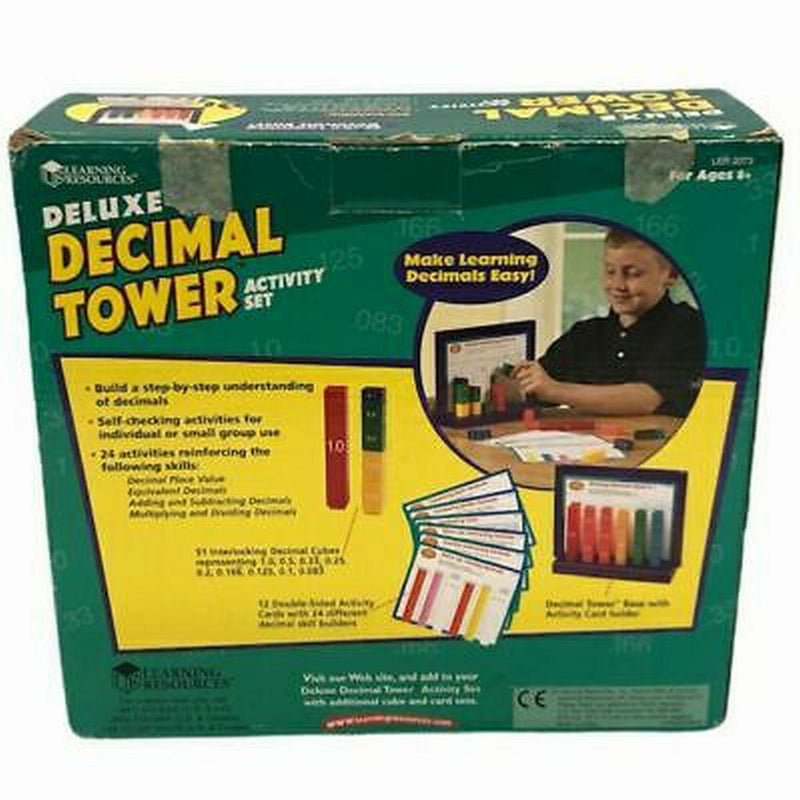Learning Resources Deluxe Decimal Tower Activity Set BRAND NEW! | Finer Things Resale