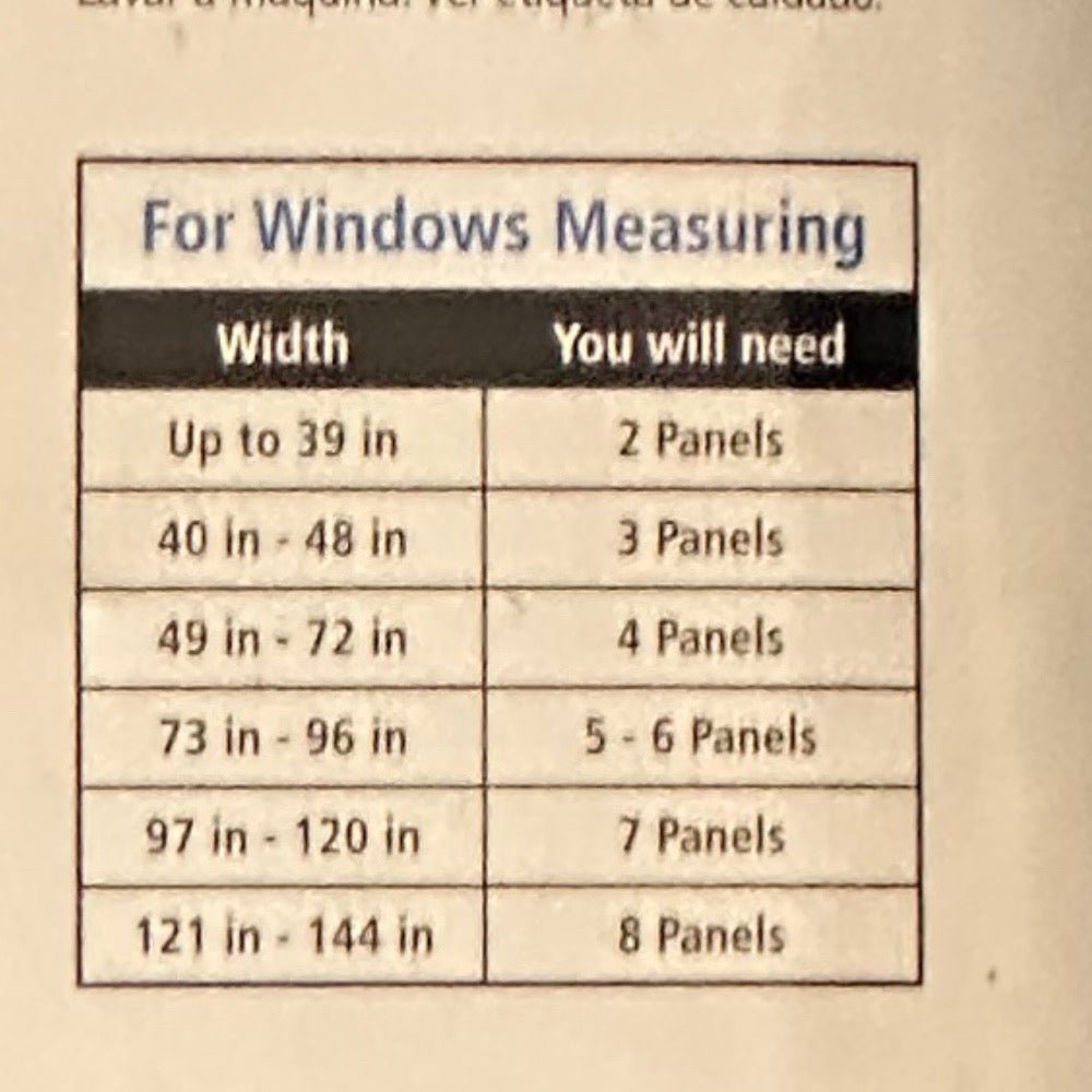 Mainstays Sailcloth Window Panel Pair 28" x 63" Curtains NEW! | Finer Things Resale