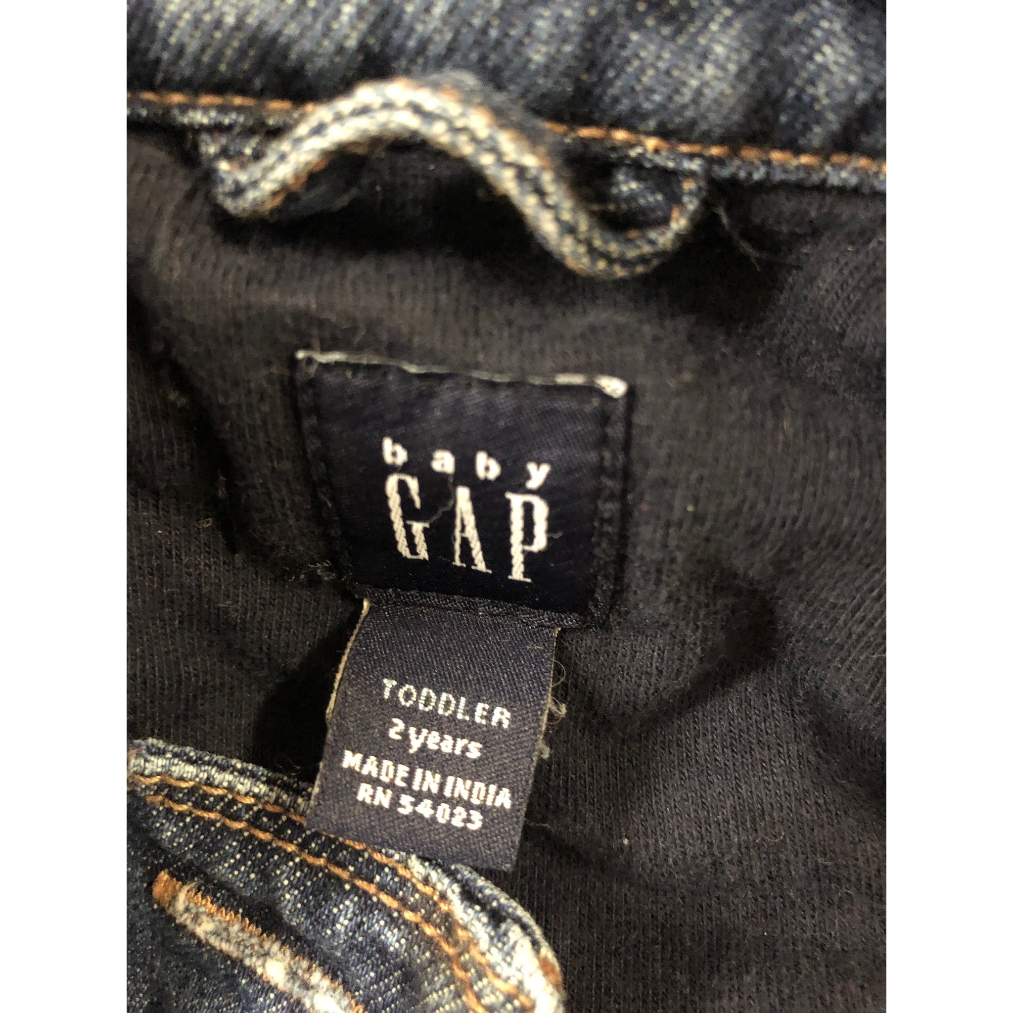 Baby Gap denim pea coat SIZE 2 YEARS | Finer Things Resale