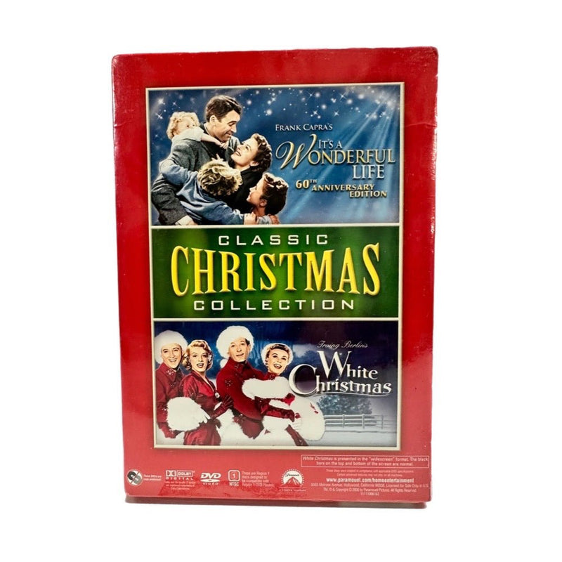 Classic Christmas Collection DVD It's a Wonderful Life & White Christmas NEW! | Finer Things Resale
