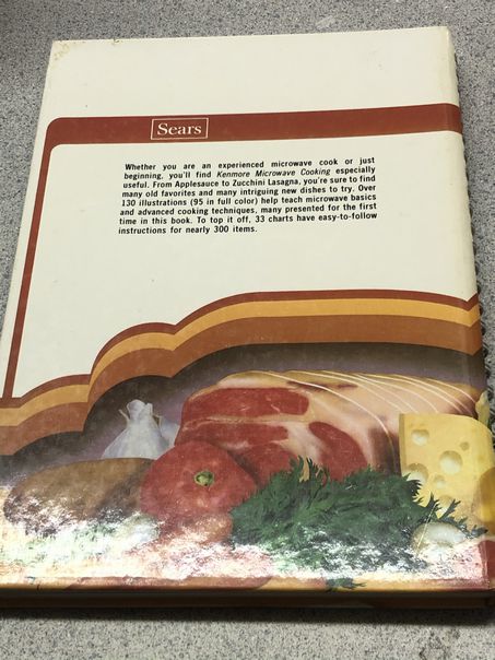 Vintage 1981 Kenmore Microwave Cooking cookbook ring binding | Finer Things Resale