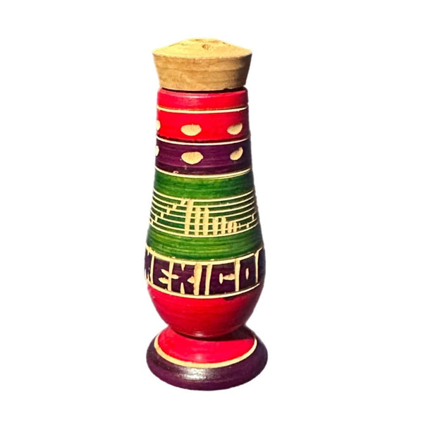Vintage Mexico Salt & Pepper wooden REPLACEMENT shaker | Finer Things Resale