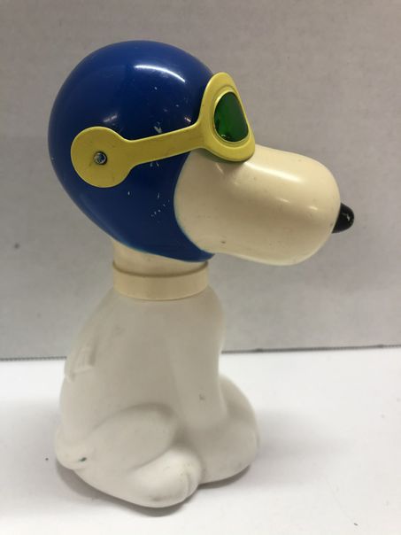 Vintage 1969 Avon Snoopy Flying Ace 4oz Bubble Bath Bottle | Finer Things Resale