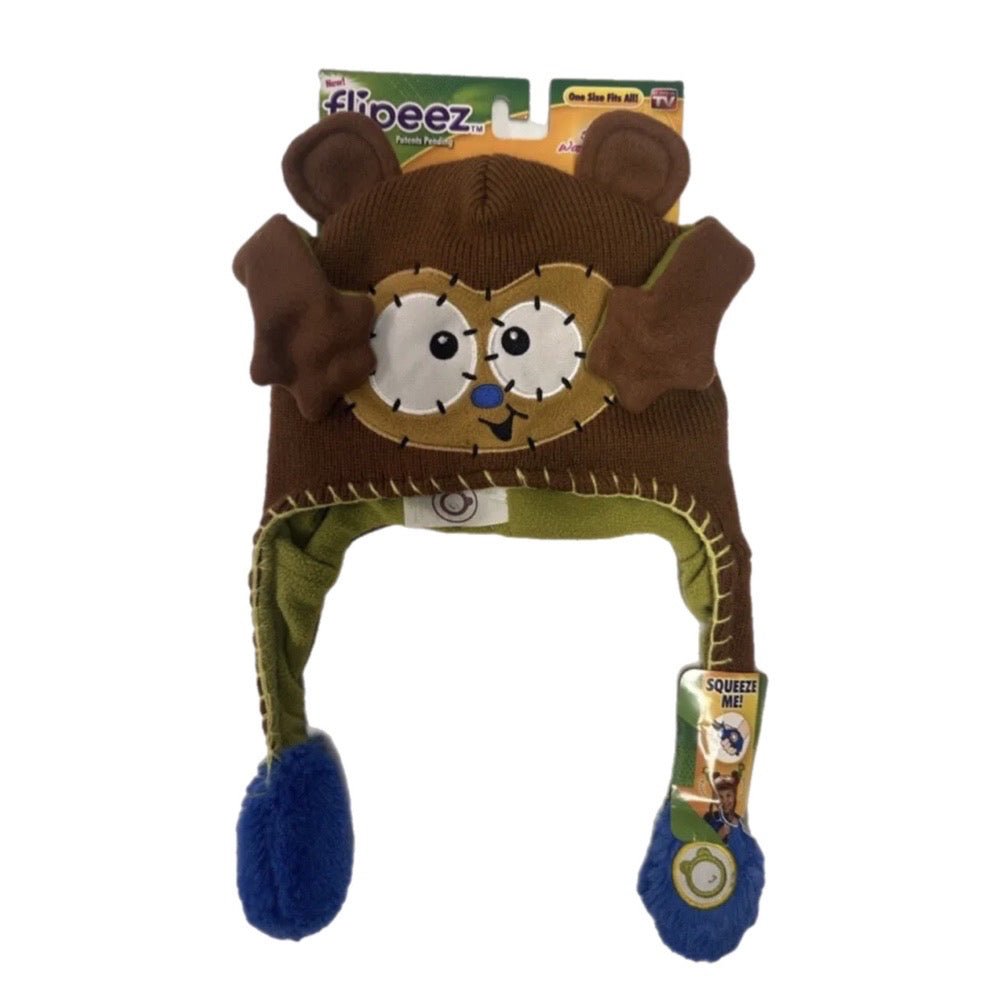 Flipeez Hat Brown Monkey AS SEEN ON TV BRAND NEW! | Finer Things Resale