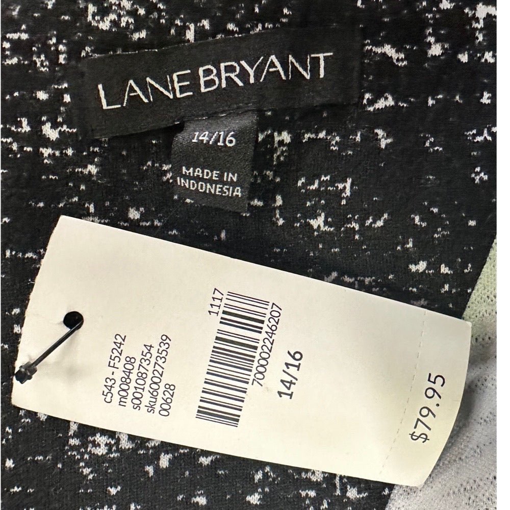 Lane Bryant Fit & Flare 3/4 sleeve print dress SIZE 14/16 NWT Finer Things Resale Lane Bryant Fit & Flare 3/4 sleeve print dress SIZE 14/16 NWT Finer Things Resale