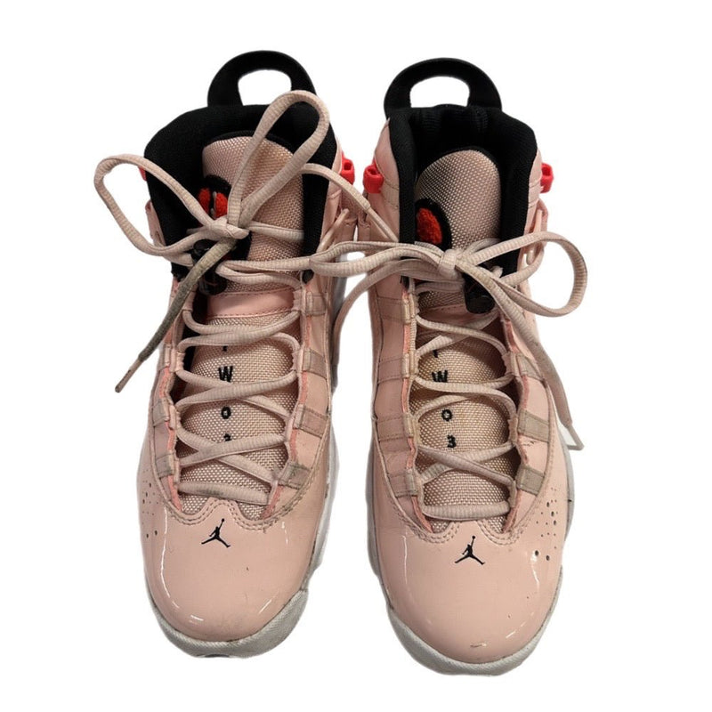 Nike Air Jordan 6 Rings Pink Sneakers Shoes SIZE 6Y Atmosphere Pink | Finer Things Resale