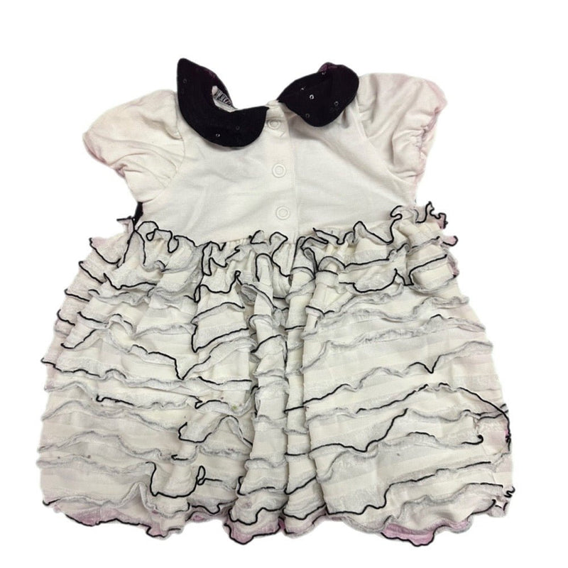 Baby Grand Signature short sleeve stripe dress SIZE 3-6 MONTHS | Finer Things Resale