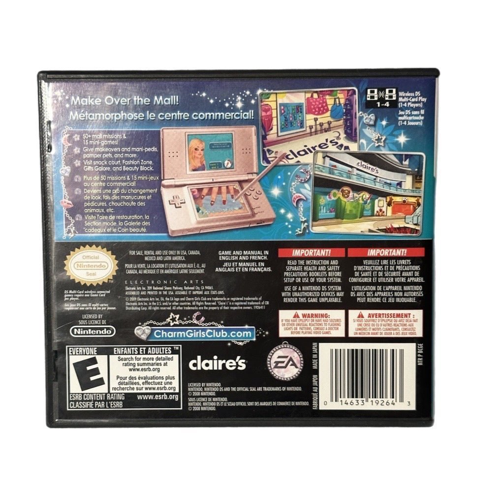 My Fashion Mall Charm Girls Club Nintendo DS game EA 2009 | Finer Things Resale