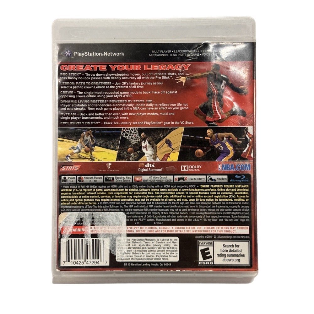 NBA 2K14 Basketball Playstation 3 PS3 game Lebron James 2013 | Finer Things Resale