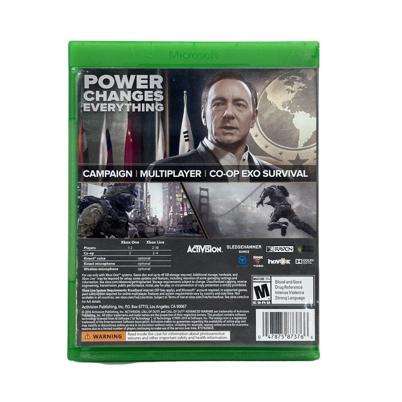 Call of Duty Advanced Warfare XBOX One game 2014  M 17+ | Finer Things Resale