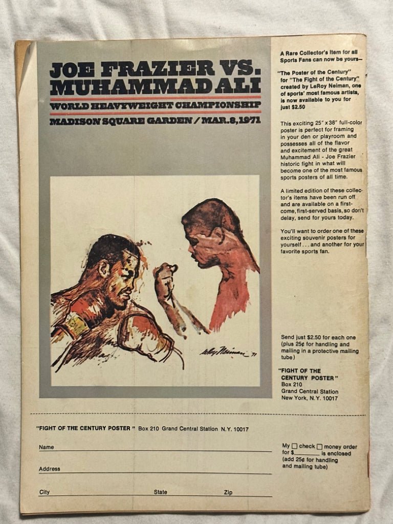 Boxing Illustrated Magazine Muhammad Ali Sting Like a Bee December 1971 Vintage | Finer Things Resale