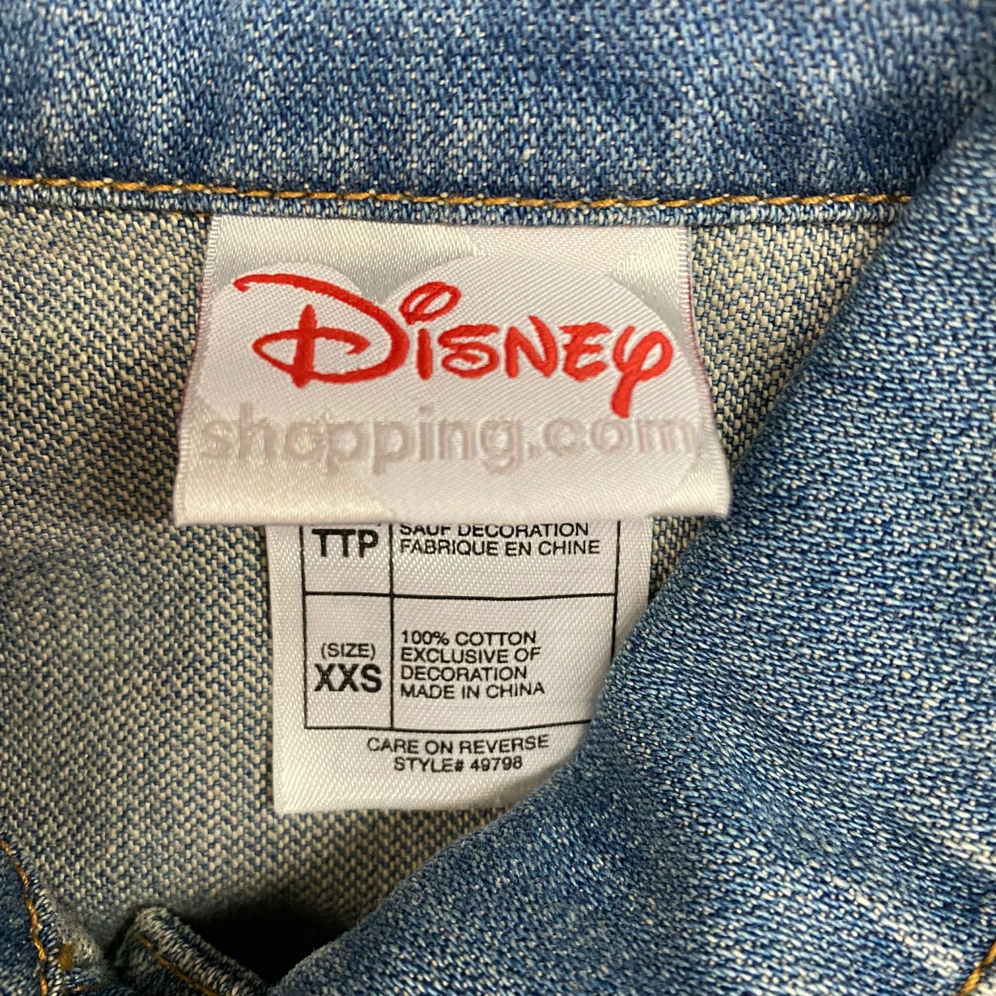 Vintage Disney Secret Celebrity Hannah Montana denim jacket SIZE XXS | Finer Things Resale