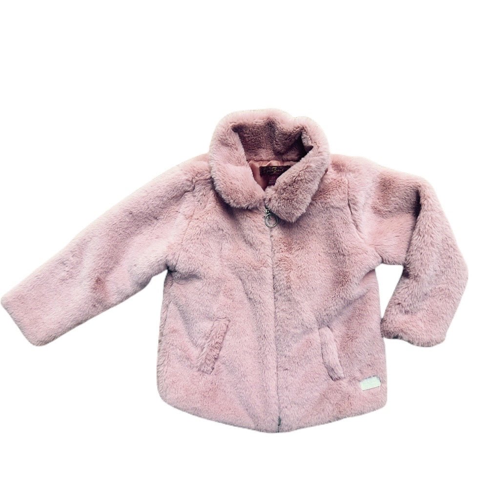 7 for all mankind fuzzy fleece jacket Super Soft! SIZE 2T | Finer Things Resale