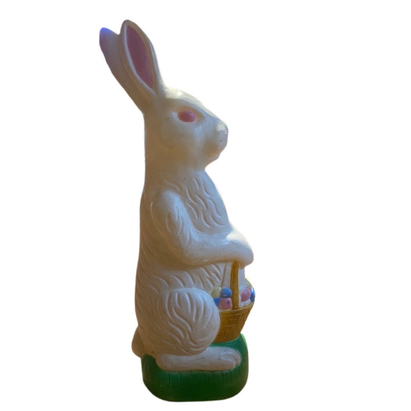 Vintage 1993 Easter Bunny Rabbit Blow Mold Don Featherstone Union Products 30"