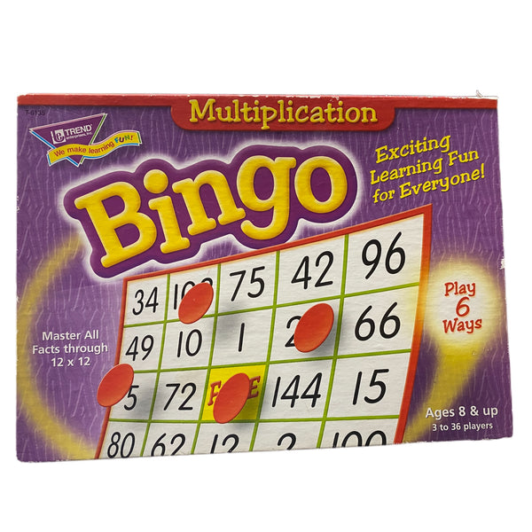 Multiplication Bingo Grades 3-8 HOMESCHOOL