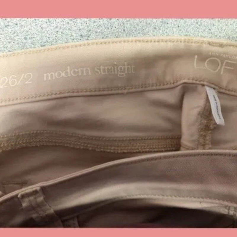 Ann Taylor Loft modern straight pants SIZE 26/2 | Finer Things Resale