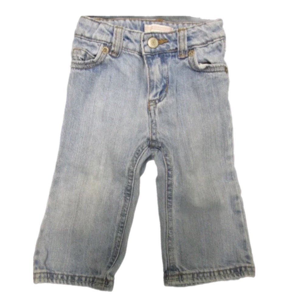 Old Navy lighter wash denim  jeans SIZE 6-12 MONTHS | Finer Things Resale