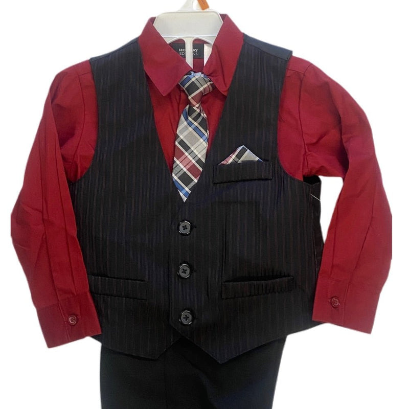 Holiday Editions 4pc long sleeve suit outfit SIZE 2T NWT! | Finer Things Resale