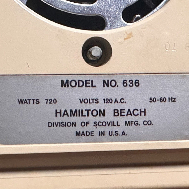 Hamilton Beach Scovill Blender REPLACEMENT 16 speed motor base