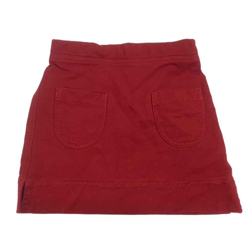 Tea solid red skirt SIZE 5 | Finer Things Resale