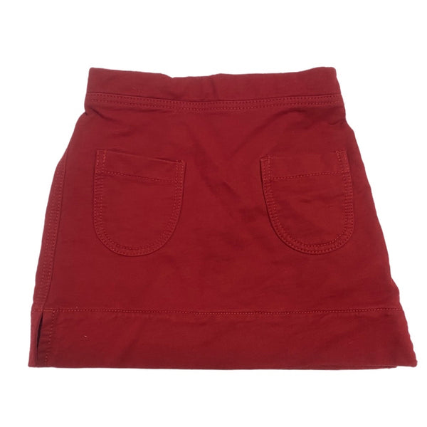 Tea solid red skirt SIZE 5