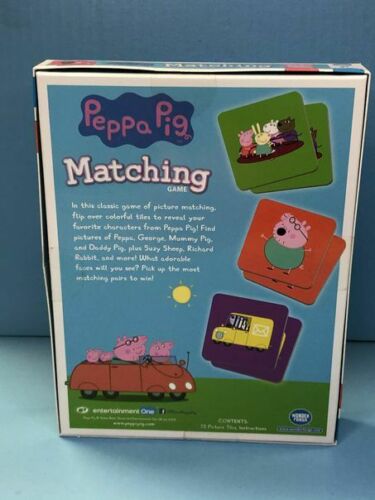 Wonder Forge Peppa Pig Matching game BRAND NEW! | Finer Things Resale
