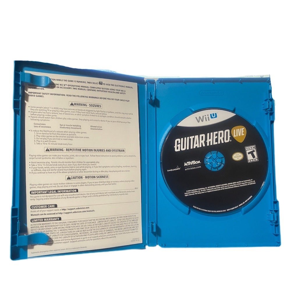 Nintendo Wii U Guitar Hero Live 2015 Game only | Finer Things Resale