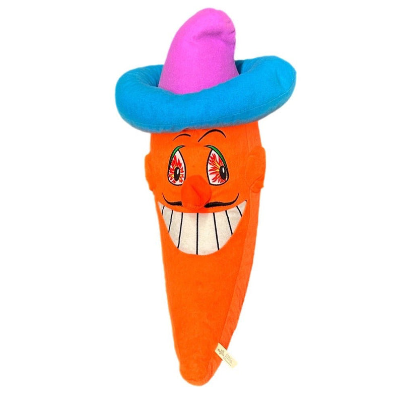 Toy Factory Neon Orange Chili Jalapeno Caliente Pepper stuffed animal toy | Finer Things Resale