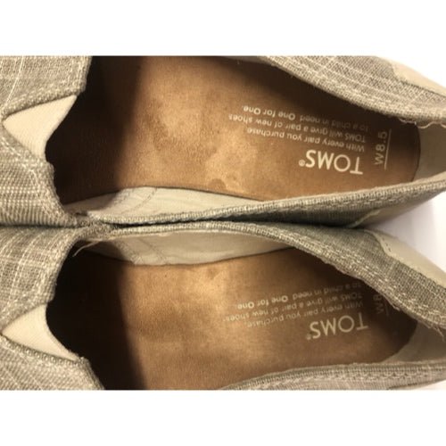 Toms open toe Espadrille slip on loafer shoes SIZE 8.5 | Finer Things Resale