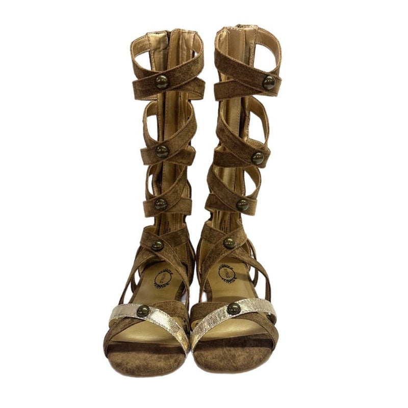 Joyfolie Jenna Gladiator Sandals SIZE 2 Y | Finer Things Resale