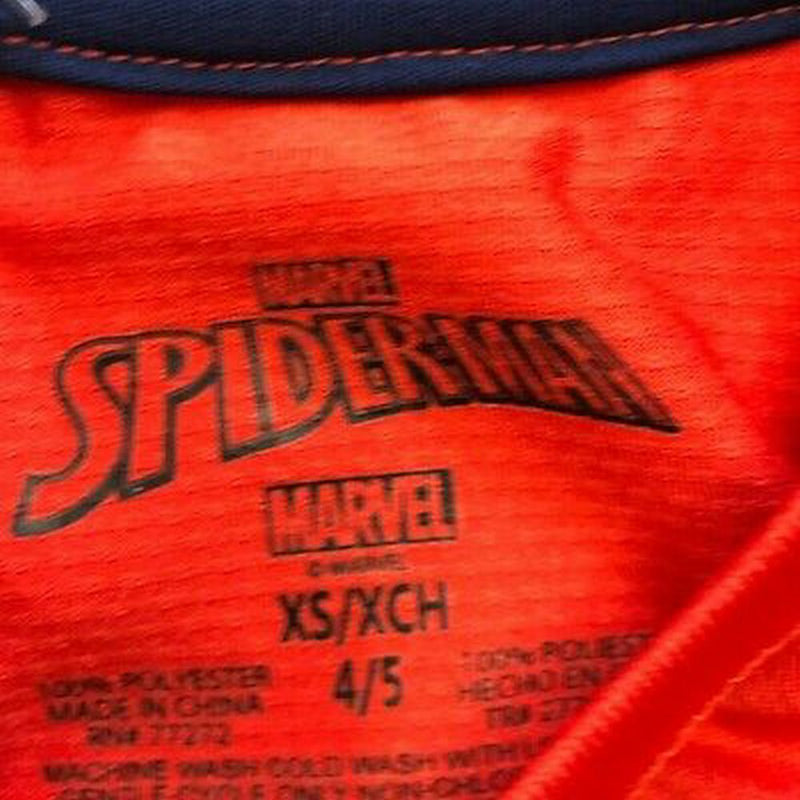 Marvel Spiderman short sleeve print t-shirt SIZE XS 4/5 | Finer Things Resale