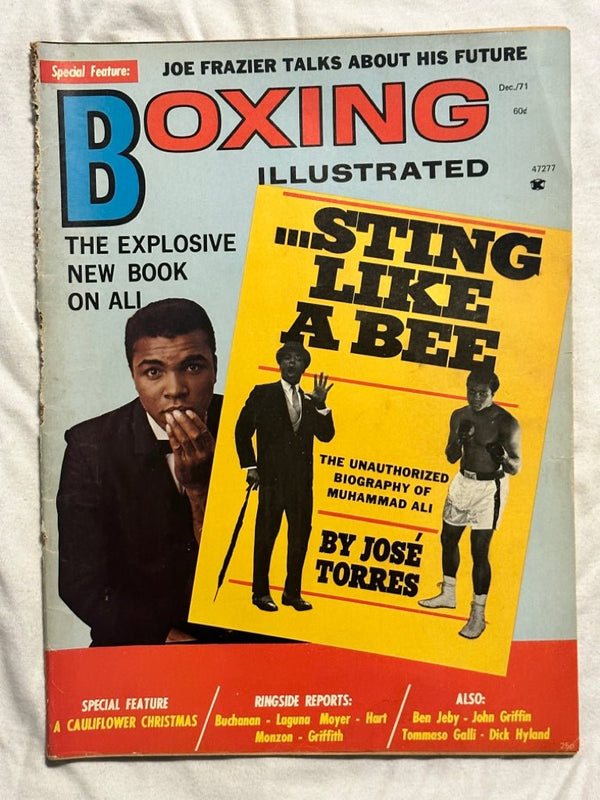 Boxing Illustrated Magazine Muhammad Ali Sting Like a Bee December 1971 Vintage | Finer Things Resale