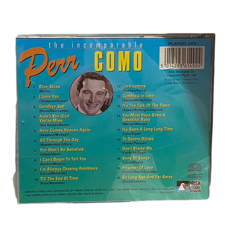 The Incomparable Perry Como 20 Outstanding Classics CD | Finer Things Resale