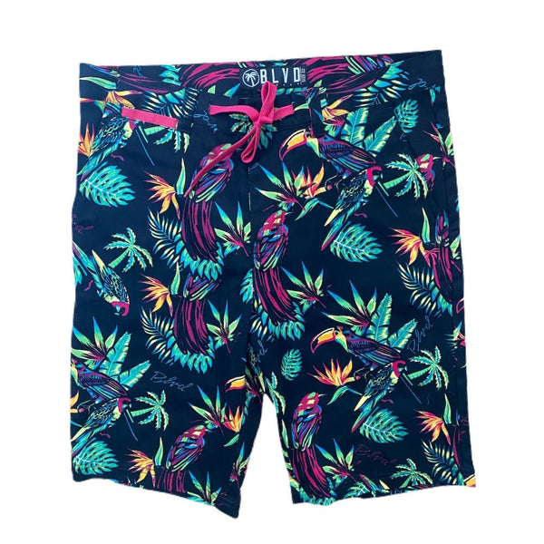 B.L.V.D. Supply Bird of Paradise Tropical walking shorts SIZE 32 | Finer Things Resale