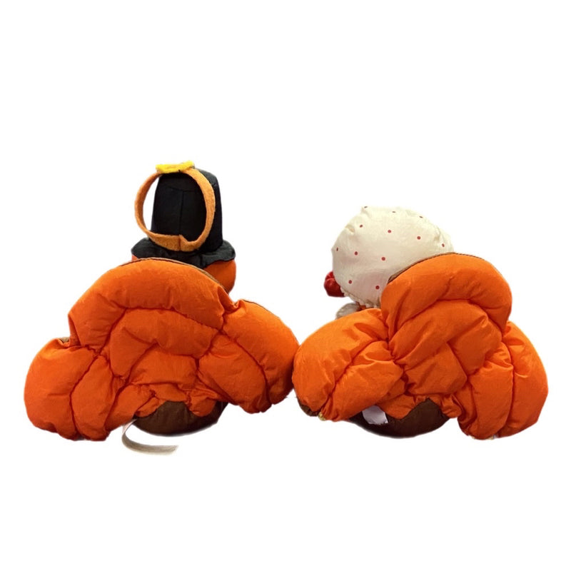 Russ Berrie & Co Mr & Mrs Thanksgiving Turkey nylon plush stuffed animal VINTAGE | Finer Things Resale